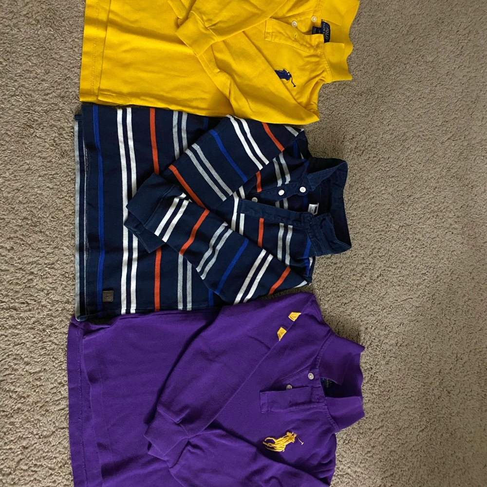 Size 4 boys full sleeves polos